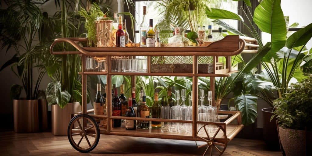 PINKYS UP DC Mobile Mocktail Cart